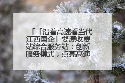 「沿着高速看当代江西国企」婺源收费站综合服务站：创新服务模式，点亮高速出行新体验