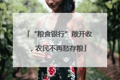 “粮食银行”敞开收，农民不再愁存粮