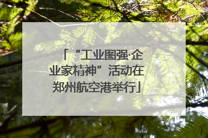 “工业图强·企业家精神”活动在郑州航空港举行