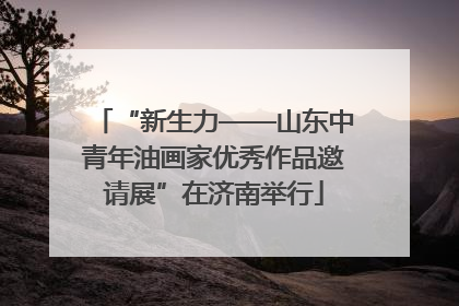 “新生力——山东中青年油画家优秀作品邀请展”在济南举行