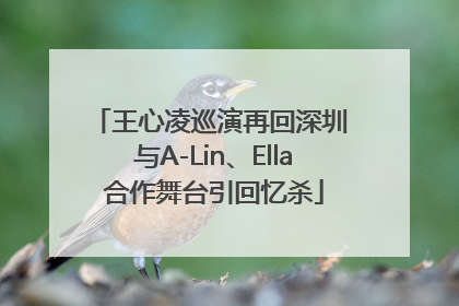 王心凌巡演再回深圳 与A-Lin、Ella合作舞台引回忆杀