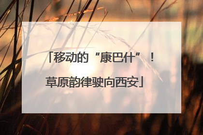 移动的“康巴什”！草原韵律驶向西安