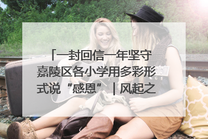 一封回信一年坚守 嘉陵区各小学用多彩形式说“感恩”｜风起之江 扶摇直上