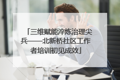 三维赋能淬炼治理尖兵——北新桥社区工作者培训初见成效