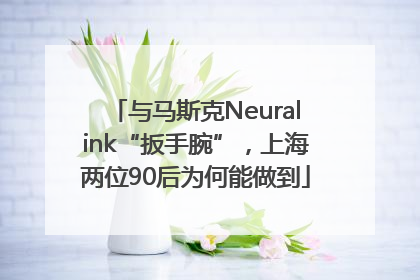 与马斯克Neuralink“扳手腕”，上海两位90后为何能做到