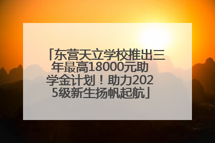 东营天立学校推出三年最高18000元助学金计划！助力2025级新生扬帆起航