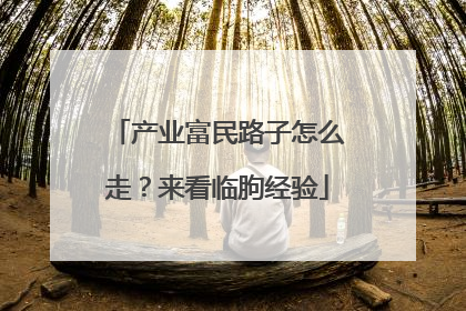 产业富民路子怎么走？来看临朐经验