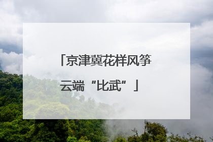 京津冀花样风筝云端“比武”