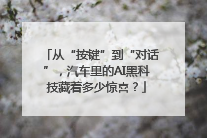 从“按键”到“对话”，汽车里的AI黑科技藏着多少惊喜？