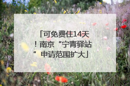 可免费住14天！南京“宁青驿站”申请范围扩大