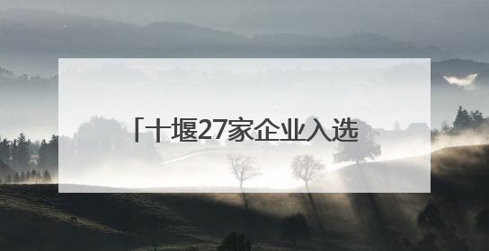 十堰27家企业入选湖北省数据要素型企业（第二批）名单