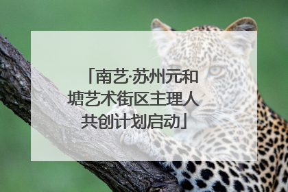 南艺·苏州元和塘艺术街区主理人共创计划启动