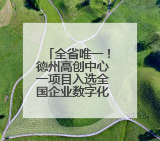 全省唯一！德州高创中心一项目入选全国企业数字化转型优秀案例