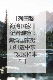 列国鉴·海湾国家丨记者观察：海湾国家努力打造中东“发展样本”