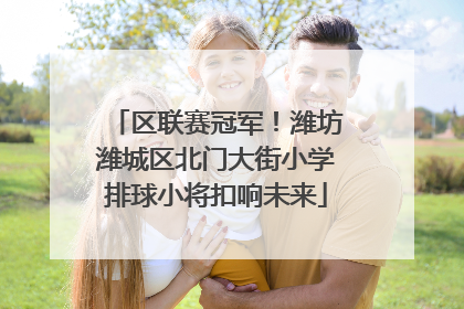 区联赛冠军！潍坊潍城区北门大街小学排球小将扣响未来
