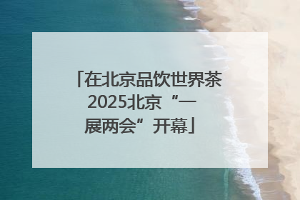 在北京品饮世界茶 2025北京“一展两会”开幕