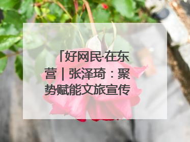好网民·在东营｜张泽琦：聚势赋能文旅宣传矩阵 匠心绘就东营诗与远方