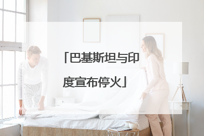 巴基斯坦与印度宣布停火