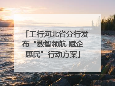 工行河北省分行发布“数智领航 赋企惠民”行动方案