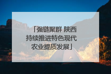 强链聚群 陕西持续推进特色现代农业提质发展