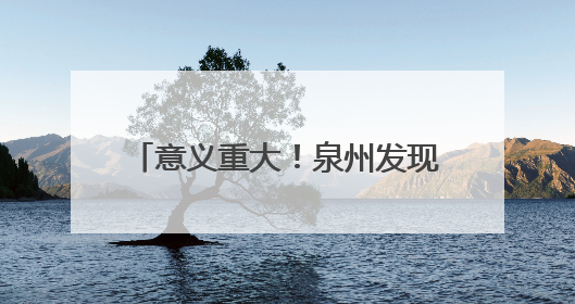 意义重大！泉州发现明代通济桥古碑！