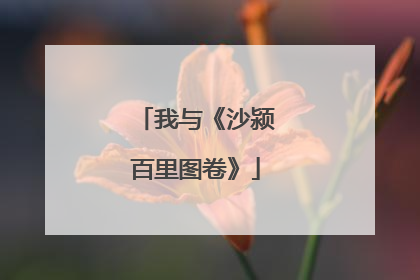 我与《沙颍百里图卷》