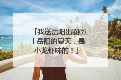 我送岳阳出圈⑦丨岳阳的夏天，是小龙虾味的！