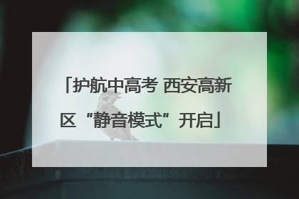 护航中高考 西安高新区“静音模式”开启
