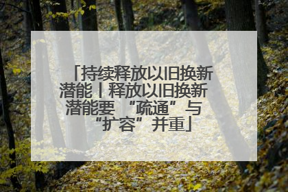 持续释放以旧换新潜能丨释放以旧换新潜能要 “疏通”与“扩容”并重