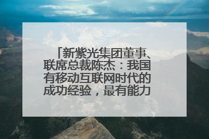 新紫光集团董事、联席总裁陈杰：我国有移动互联网时代的成功经验，最有能力做好AI应用创新