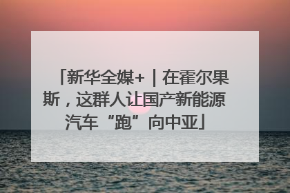 新华全媒+｜在霍尔果斯，这群人让国产新能源汽车“跑”向中亚