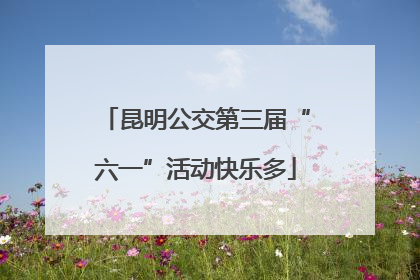 昆明公交第三届“六一”活动快乐多