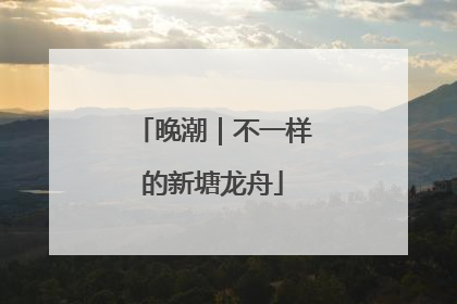 晚潮｜不一样的新塘龙舟