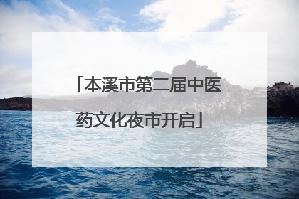 本溪市第二届中医药文化夜市开启