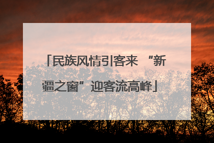 民族风情引客来 “新疆之窗”迎客流高峰