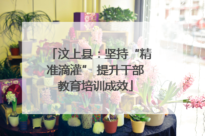 汶上县：坚持“精准滴灌” 提升干部教育培训成效