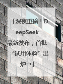 深夜重磅！DeepSeek最新发布，首批“试用体验”出炉→