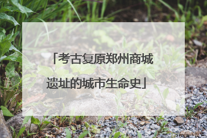 考古复原郑州商城遗址的城市生命史