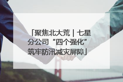 聚焦北大荒｜七星分公司“四个强化”筑牢防汛减灾屏障