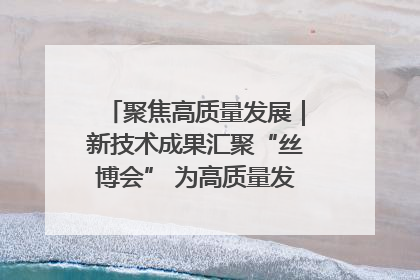 聚焦高质量发展｜新技术成果汇聚“丝博会” 为高质量发展注入新动能