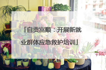 自贡富顺：开展新就业群体应急救护培训