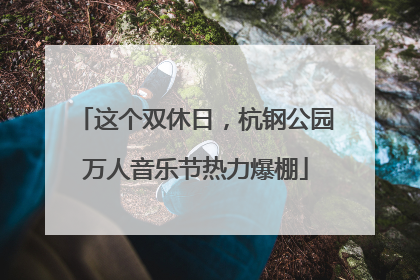 这个双休日，杭钢公园万人音乐节热力爆棚