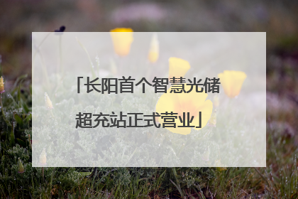 长阳首个智慧光储超充站正式营业