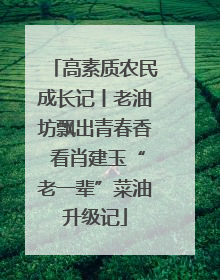 高素质农民成长记丨老油坊飘出青春香 看肖建玉“老一辈”菜油升级记