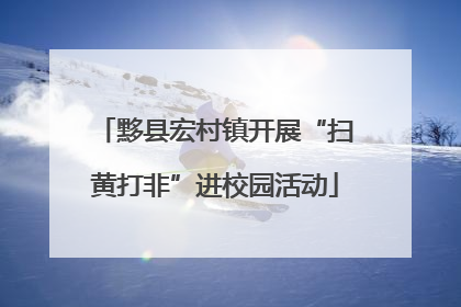 黟县宏村镇开展“扫黄打非”进校园活动