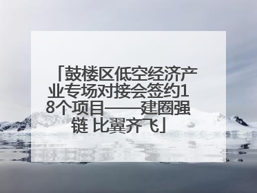 鼓楼区低空经济产业专场对接会签约18个项目——建圈强链 比翼齐飞