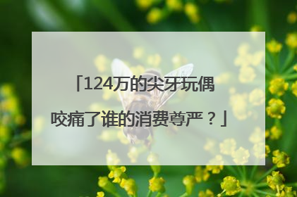 124万的尖牙玩偶 咬痛了谁的消费尊严？
