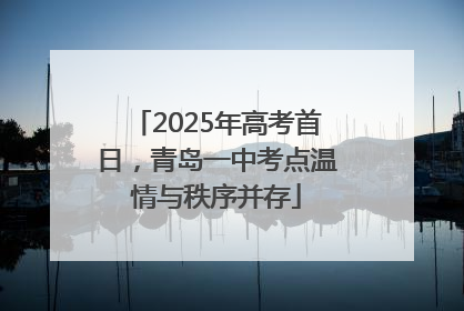 2025年高考首日，青岛一中考点温情与秩序并存