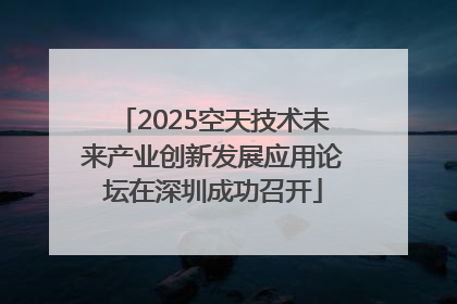 2025空天技术未来产业创新发展应用论坛在深圳成功召开
