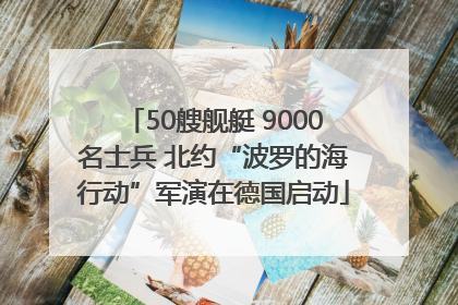50艘舰艇 9000名士兵 北约“波罗的海行动”军演在德国启动